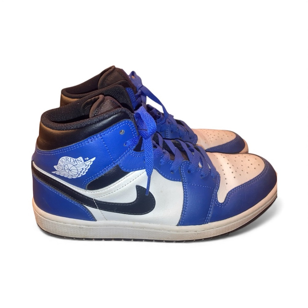Nike Air Jordan”Game Royal “ Royal Blue and White High Tops men’s size 9.5